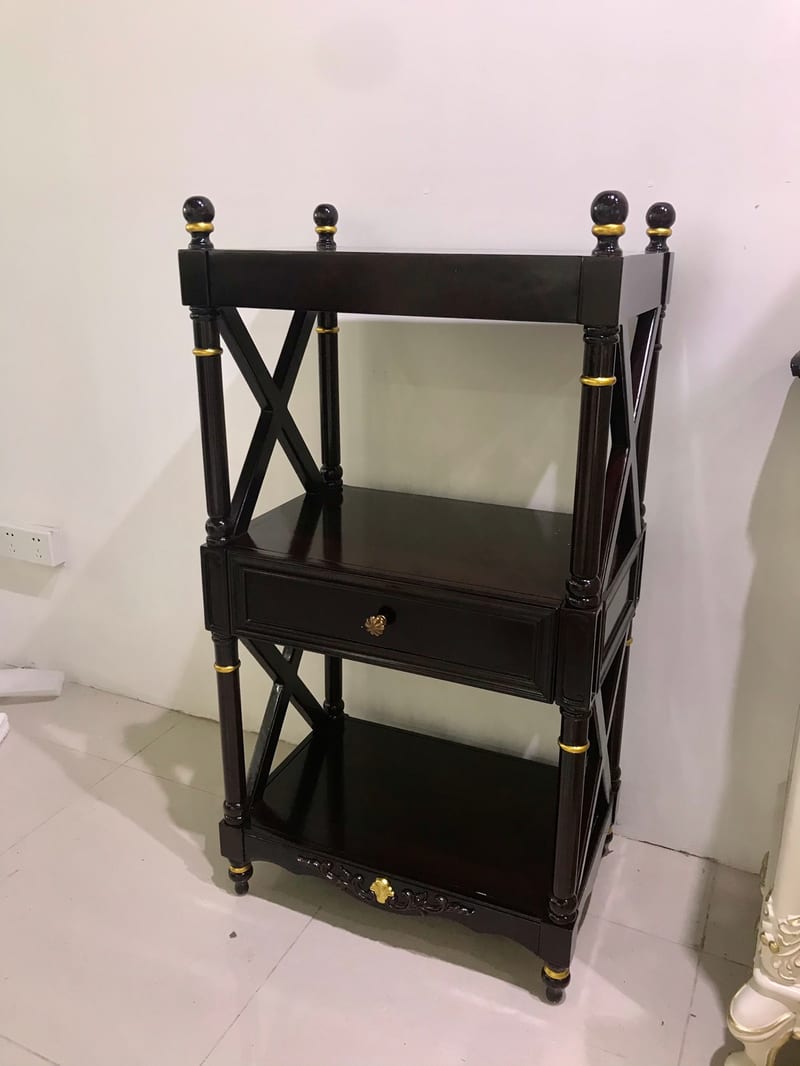 Oumei Gongguan HDX3302 Solid Mahogany Display Shelf