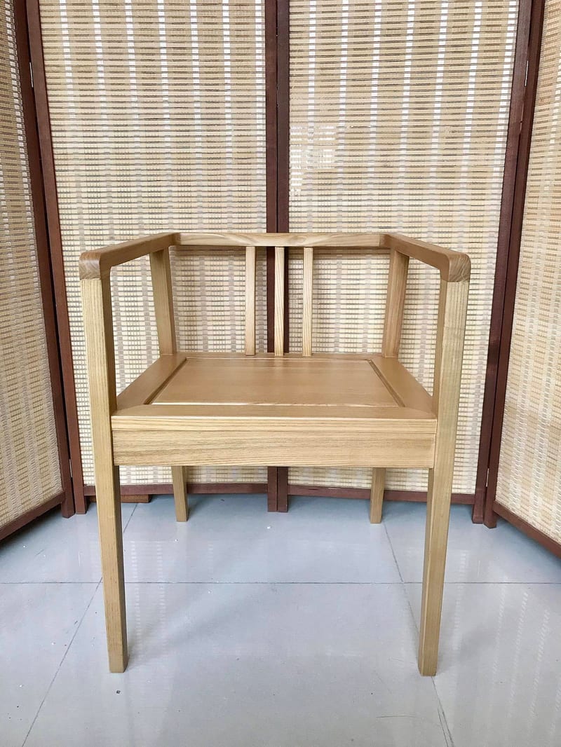 深圳悠质家居 HDX1601 原木色白蜡木泡茶椅