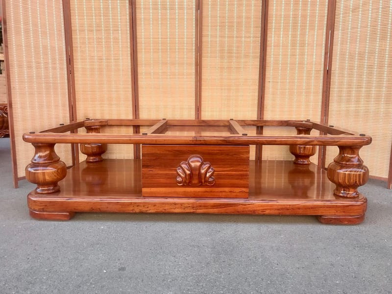 Jiaxin Meijia Wujin Wood Marble Coffee Table HDX9996