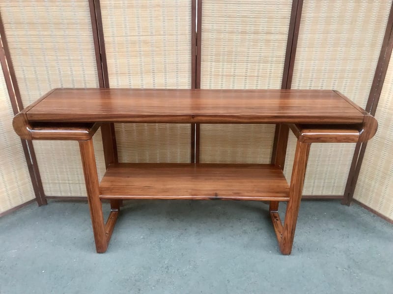 Genisite HDX8888 New Chinese Zebrawood Entryway Console