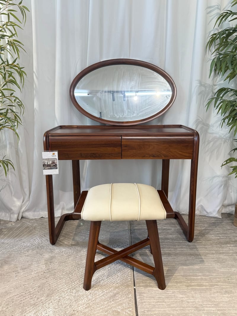 Yitong North American Black Walnut Solid Wood Dresser Set