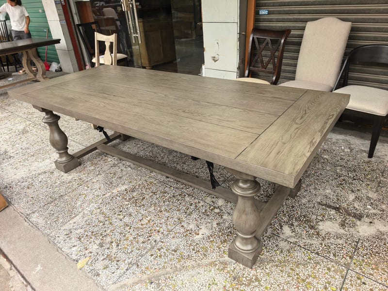 245-396 American Style Long Dining Table