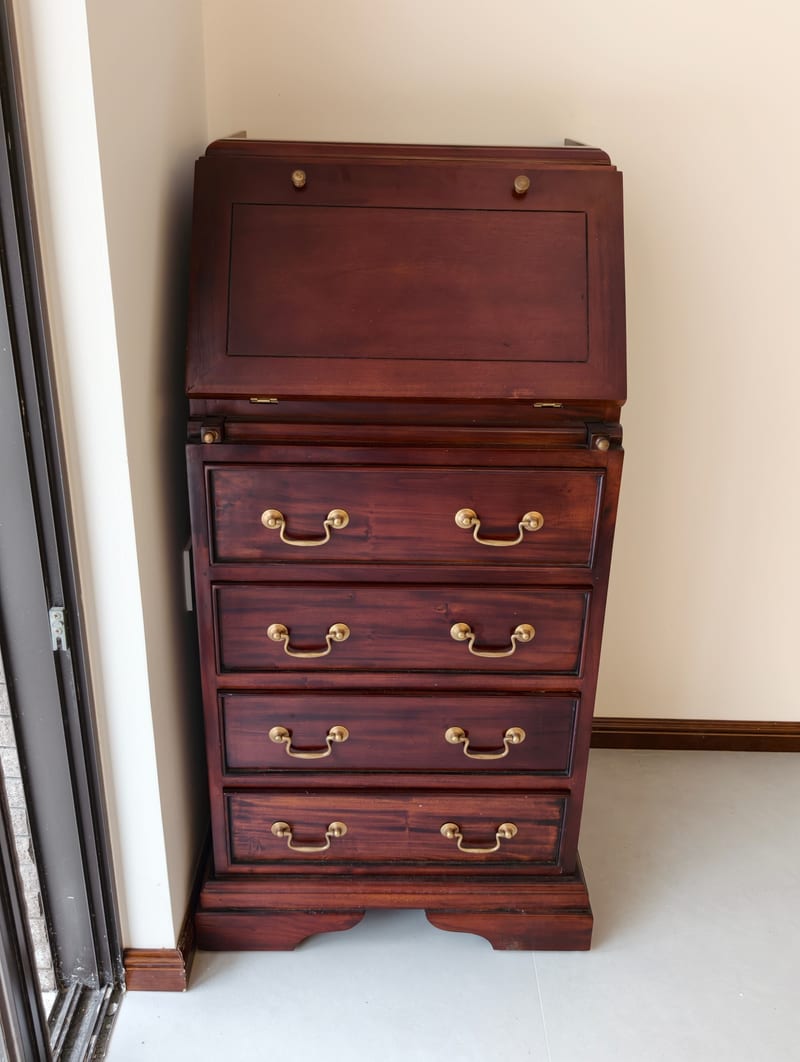 Bally William A2004 Mahogany Secretary Cabinet