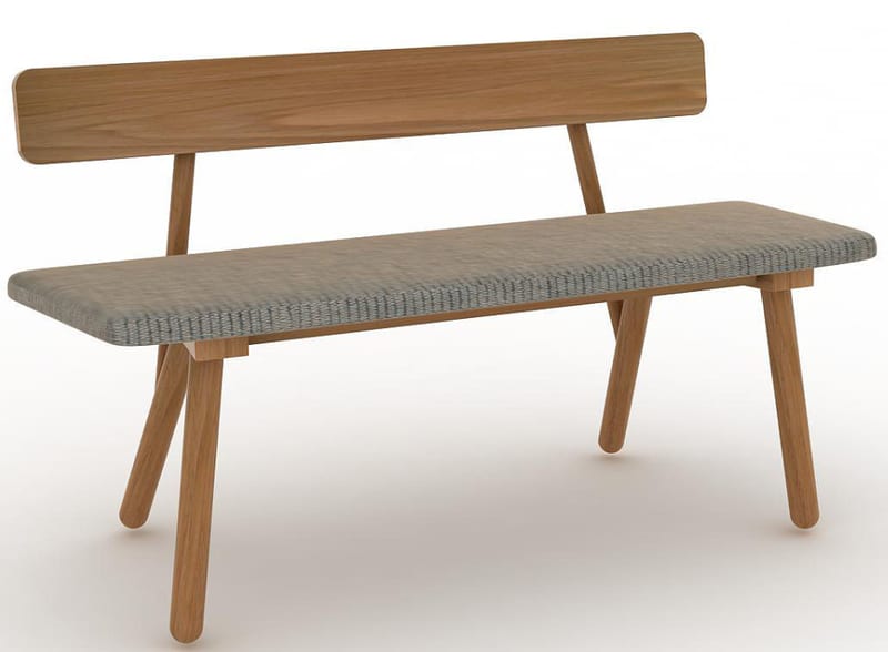 DAaZ Solid Poplar Wabi-Sabi Bench Chair