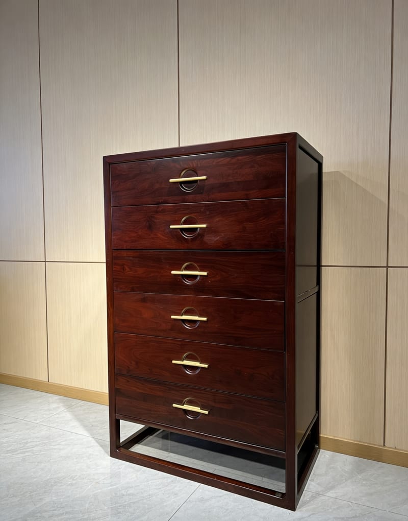 China Concept 931E6 Hedgehog Rosewood Six-Drawer Dresser