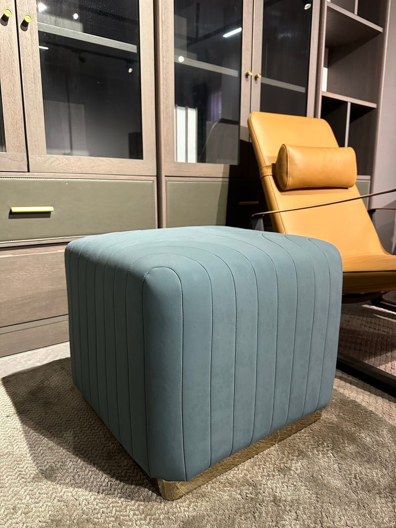 Bosen Jizhi Beini BS201 Blue Leather Square Stool