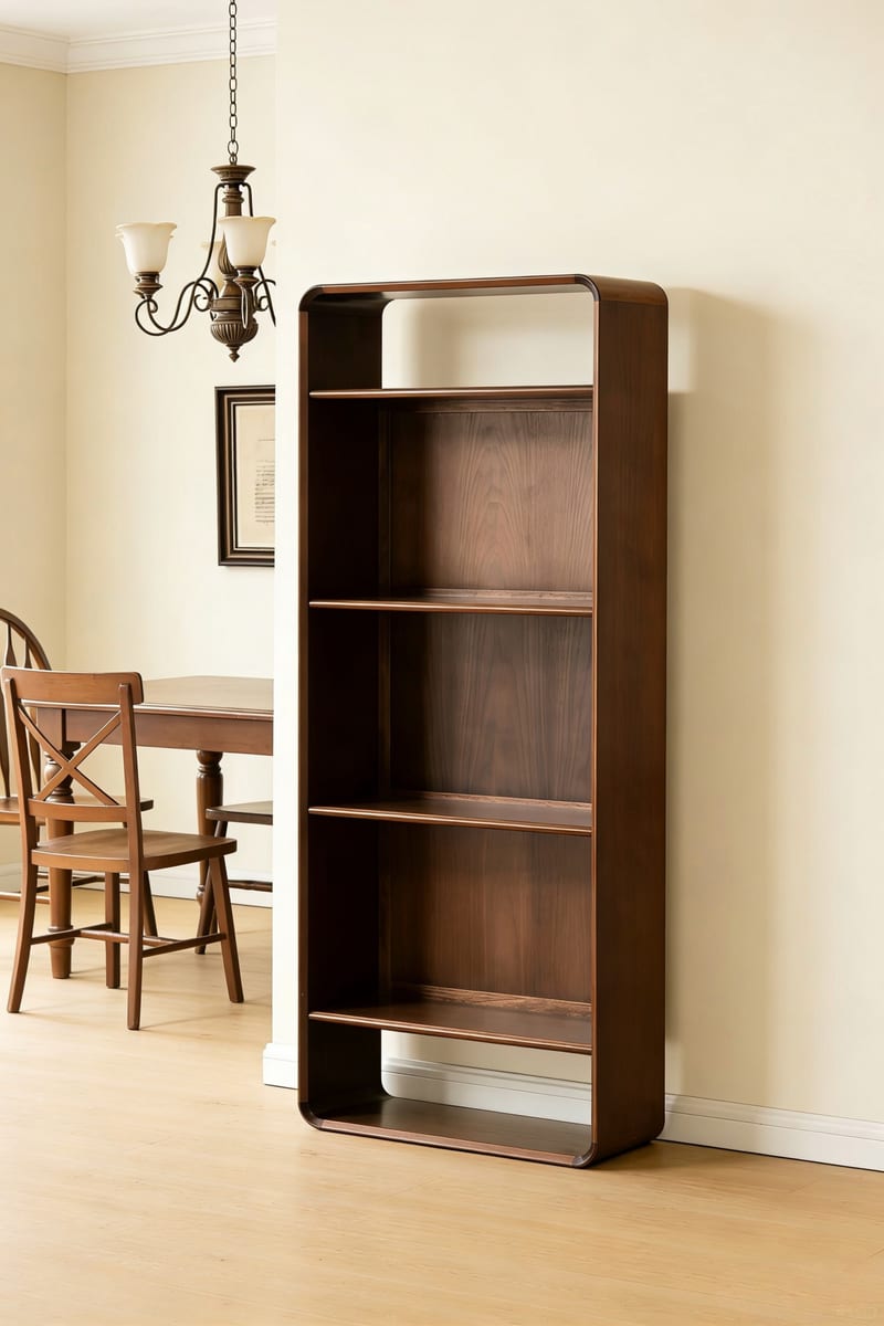 MUTING MAINTAIN Walnut Wall-Mounted Cabinet