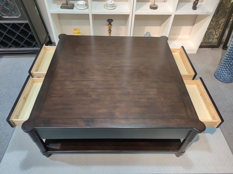 FC家具 Four Corners 美式实木方形茶几