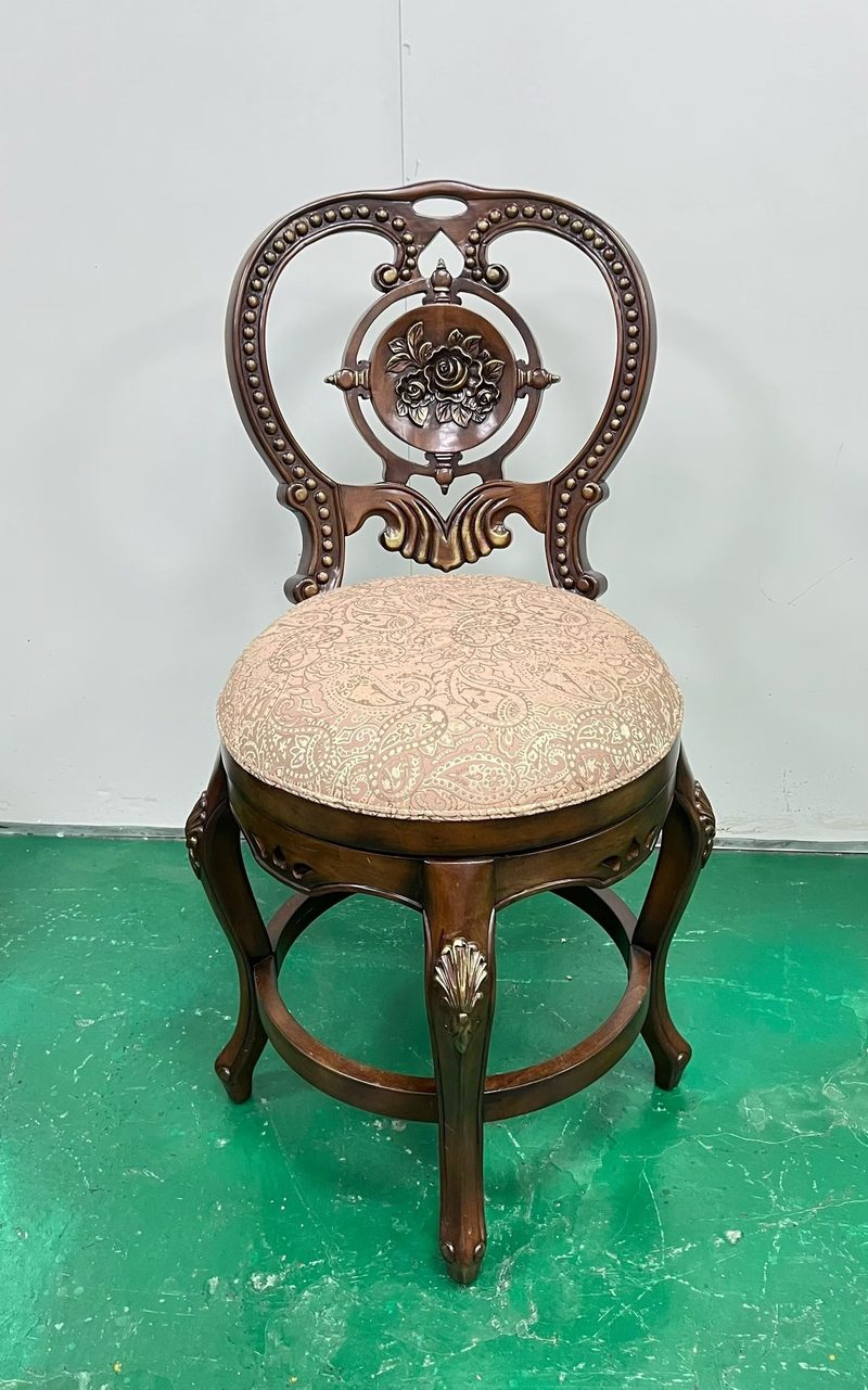 American Solid Wood Swivel Bar Stool