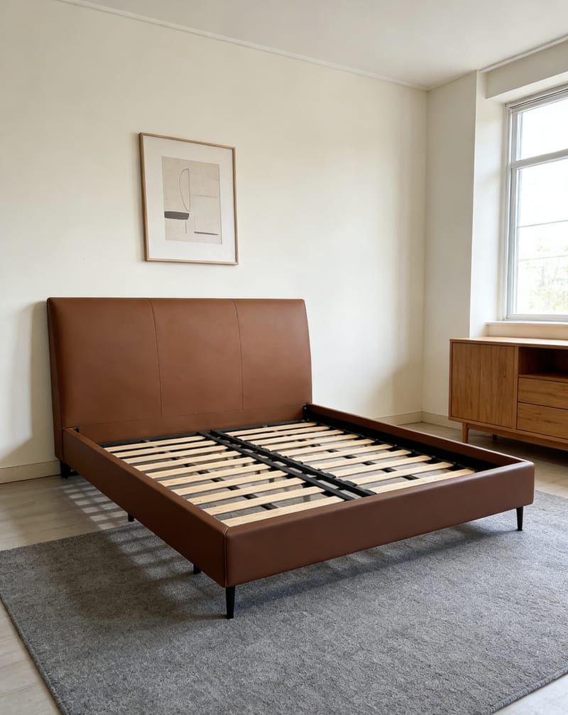 Renhao BT-TA02-D Leather Bed