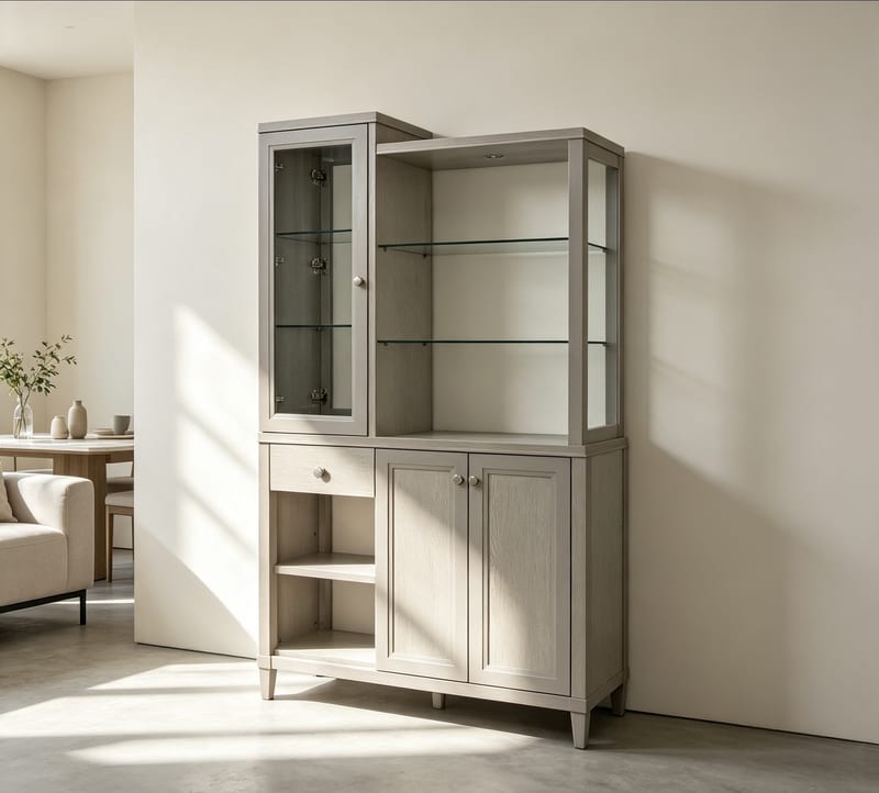 Renhao New York Times TG-8501 Ash Divider & Bookcase