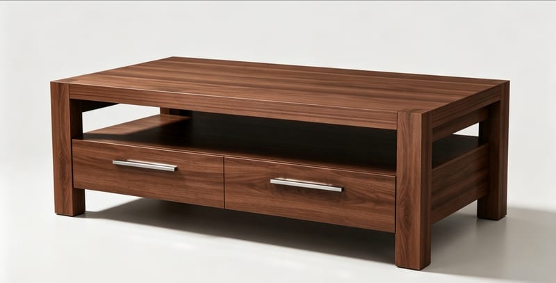 Renhao Fengshang Nordic Walnut Coffee Table J-5302G