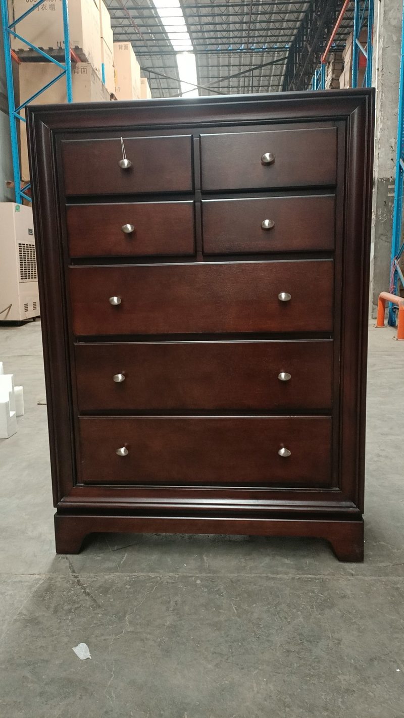 Kuandi American Solid Poplar 7-Drawer Dresser