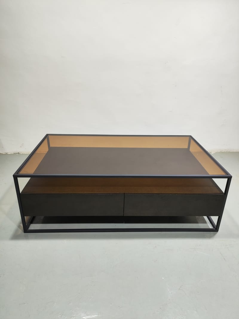 Four Corners Modern Rectangular Coffee Table
