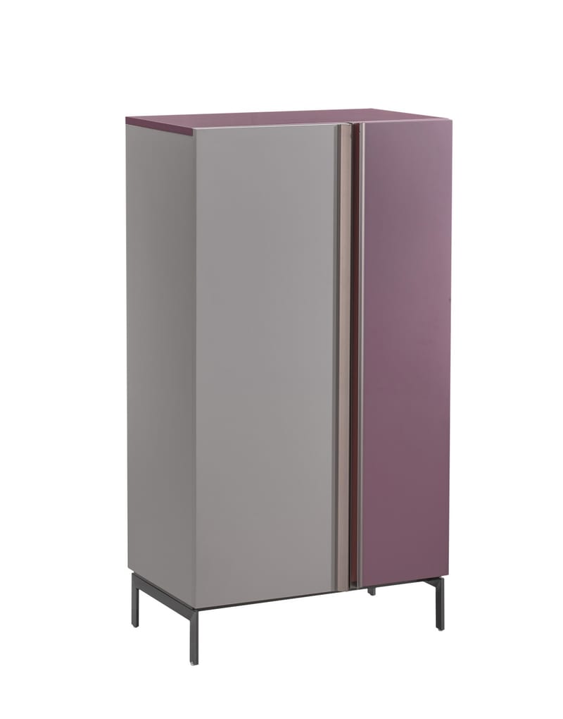 Renhao Minimal 66303 Grey-Purple Accent Cabinet