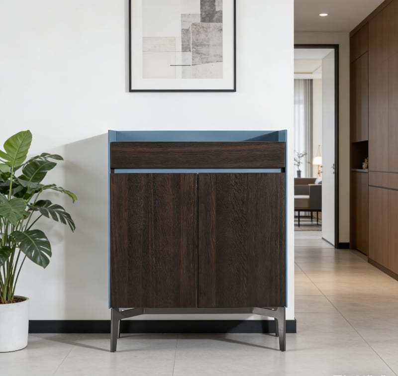 Renhao Minimal Series LG-66301 Double-Door Shoe Cabinet