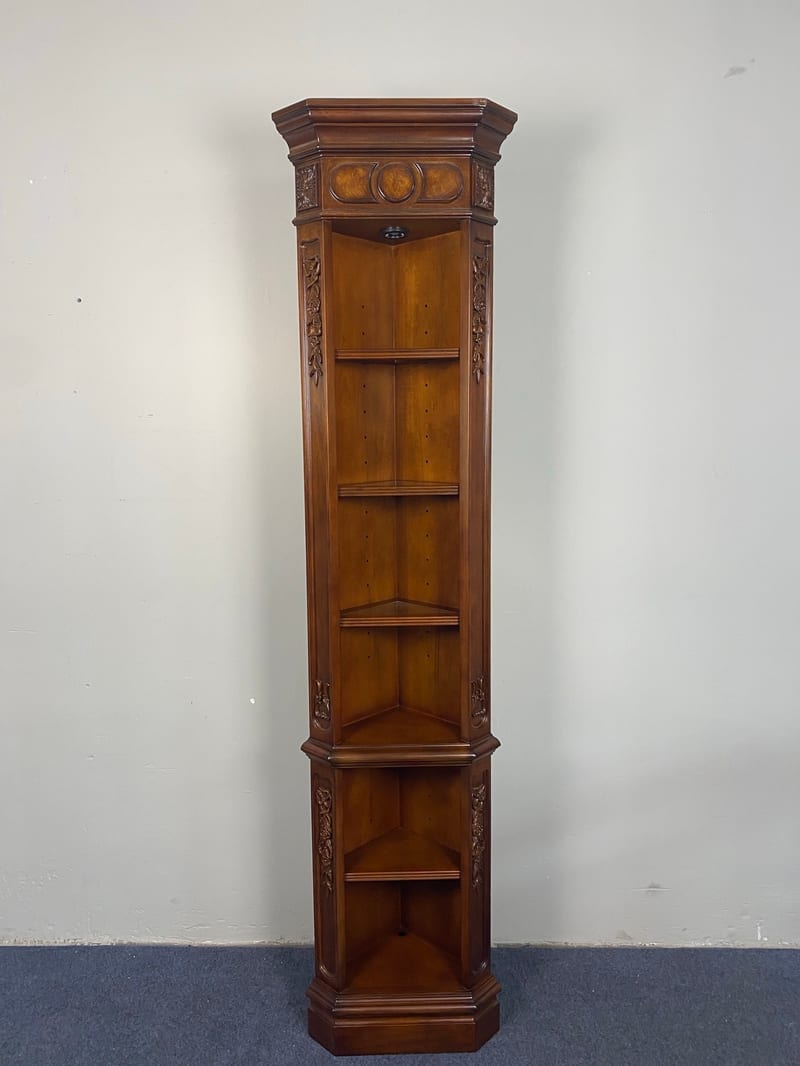 Oulerya Triangle Corner Bookcase 0881-3001