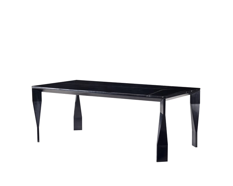 Beson Jizhi JZ02-5 Laurent Black-Gold Marble Dining Table