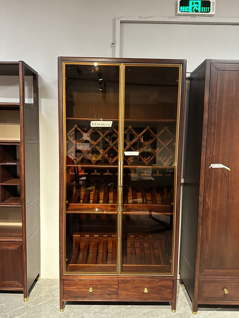 和硯 H硯 品茶系列 新中式雙門酒櫃中櫃 Y-YSJGNM