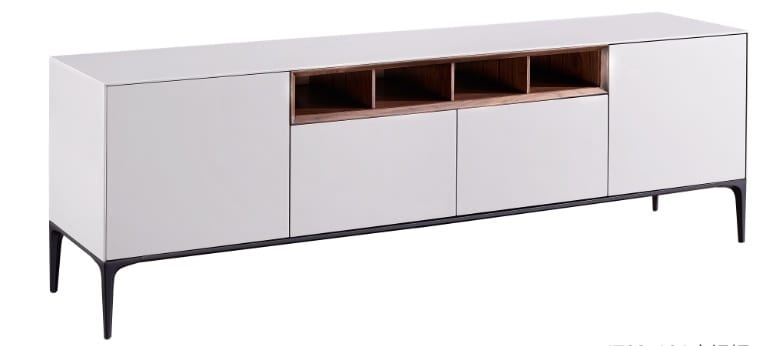 Bosen Jizhi JZ03-10A Italian TV Stand in Light Gray