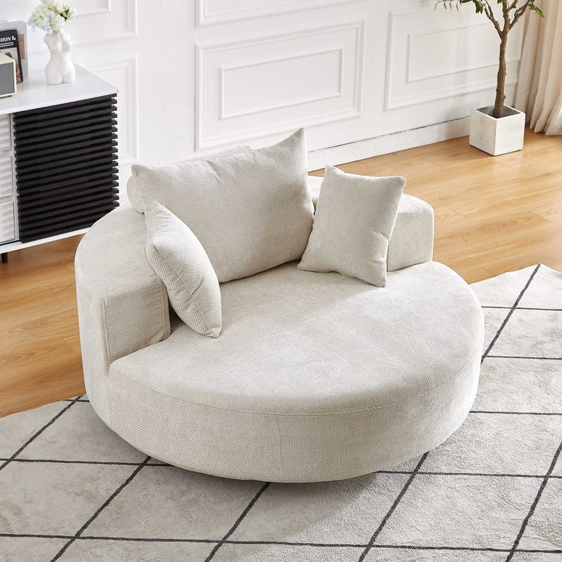 CI BUB Round Lounge Sofa in Chenille