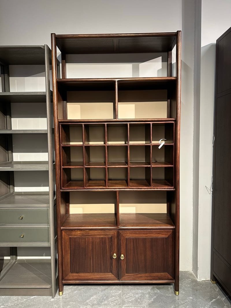 He Yan Yanxi Solid Wood Curio Cabinet