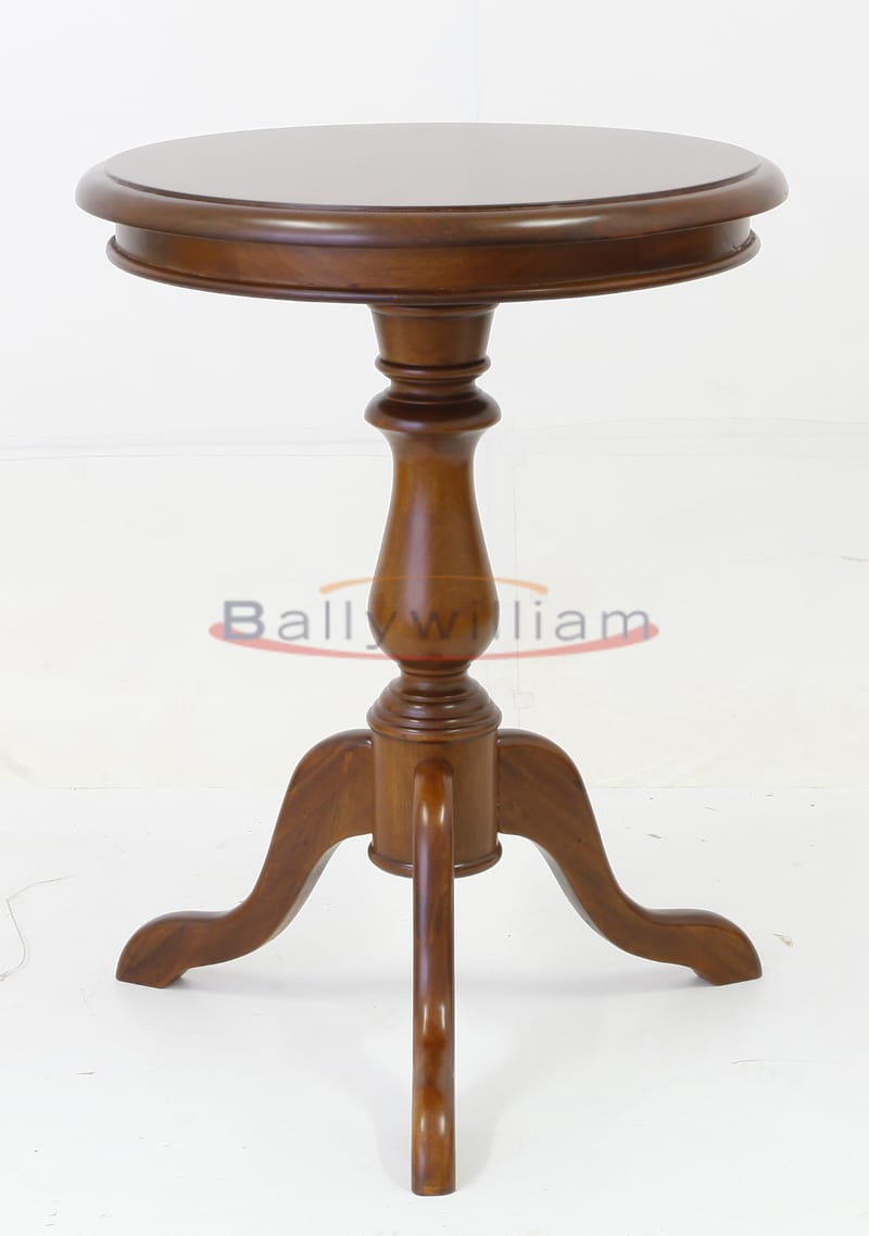 Bally William A2004 Round Solid Mahogany Side Table
