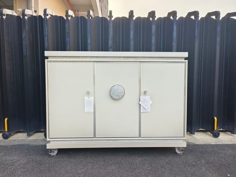 Faux Leather Dresser
