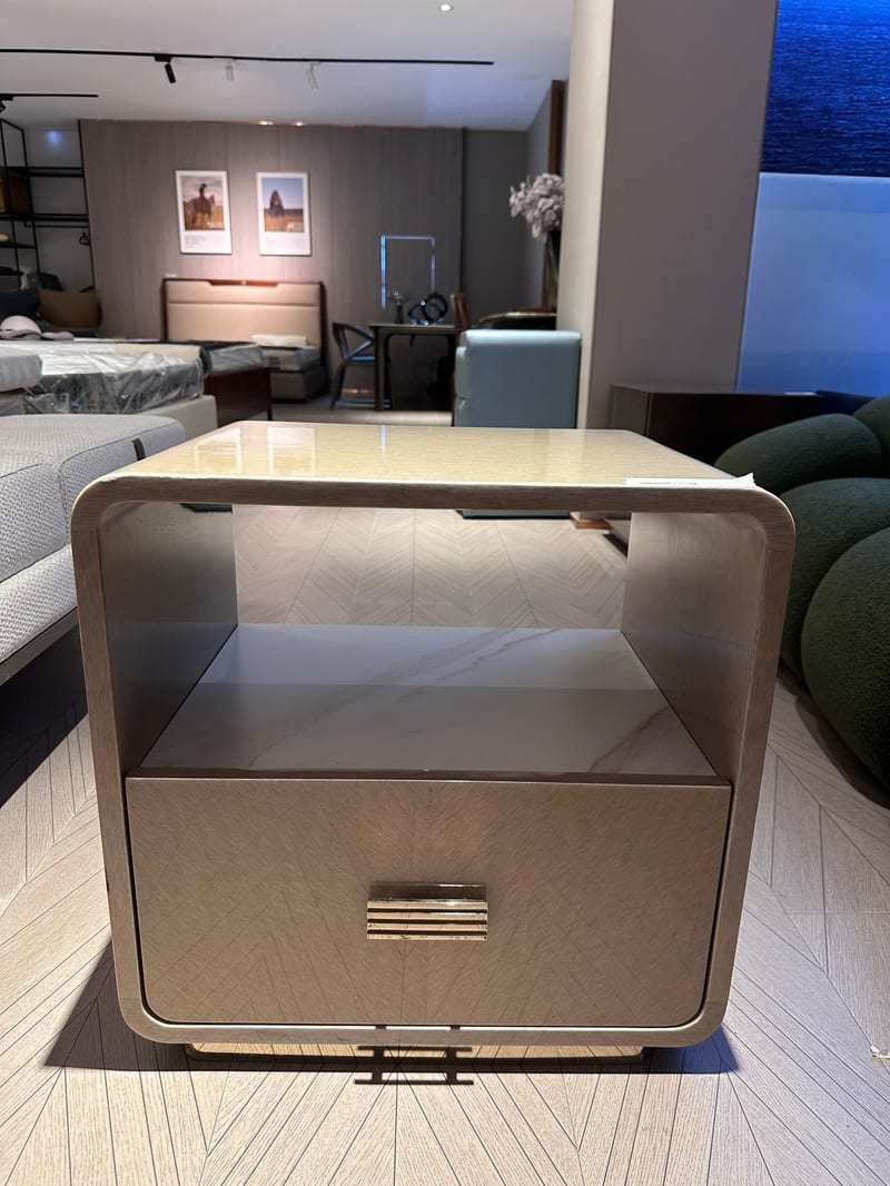 Beson Beini Italian Nightstand with Sintered Stone Top