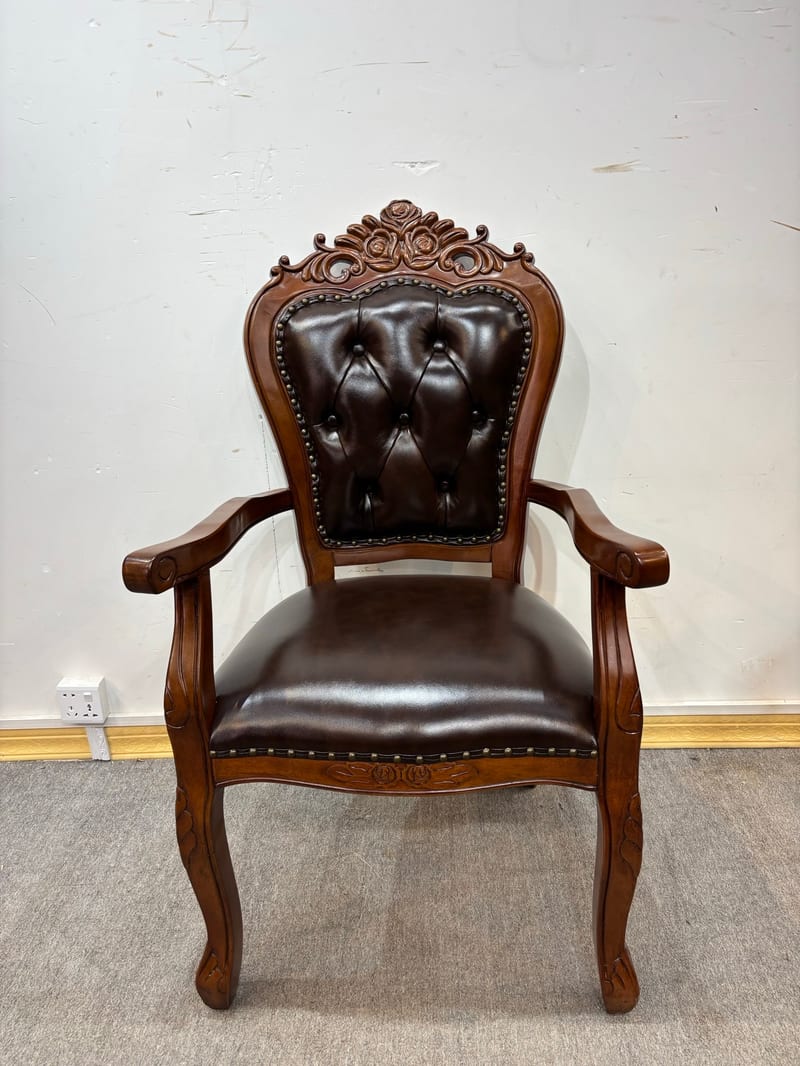 Guangdong Famous Brand FSY727 American Solid Wood Armchair