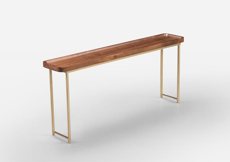 Langqin Home Maintain Walnut Console Table