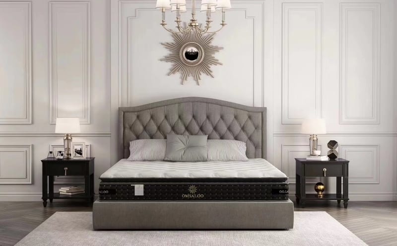 omsaloo Latex & Memory Foam Pocket Spring Mattress
