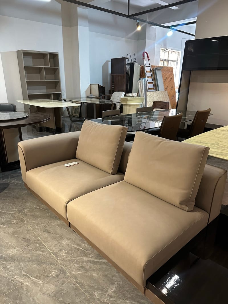 Bosen Jizhi Beini BS53 Leather Straight Sofa