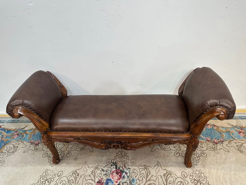 Guangdong Brand American Leather Bed Bench CWD305
