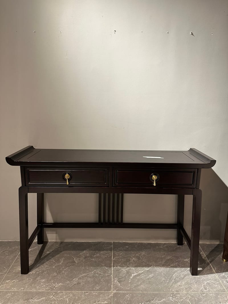 Muzhen 802 New Chinese Red Oak Console Table