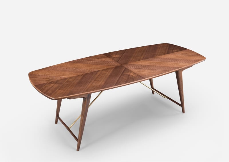 MUTING MAINTAIN Solid Walnut Rectangular Dining Table