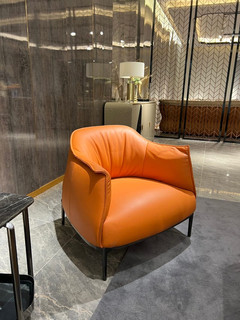 CK Leather Lounge Chair – Showroom Sample