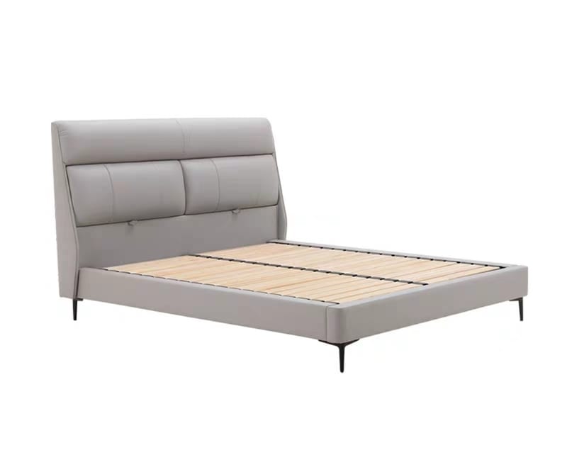 Dreamaker LL02 Modern Leather Bed in Orange
