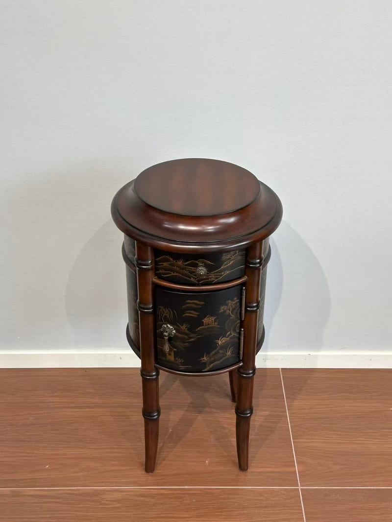 LKXD-0012 Bamboo Cylinder Painted Side Table