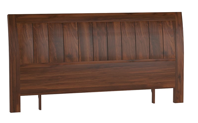 Renhao Jupin Nordic Walnut Solid Wood Storage Bed