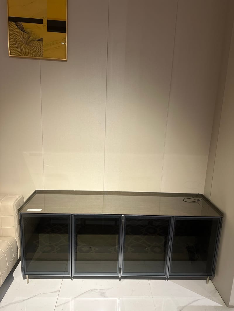 柏森集致貝尼 深灰多層實木餐邊櫃