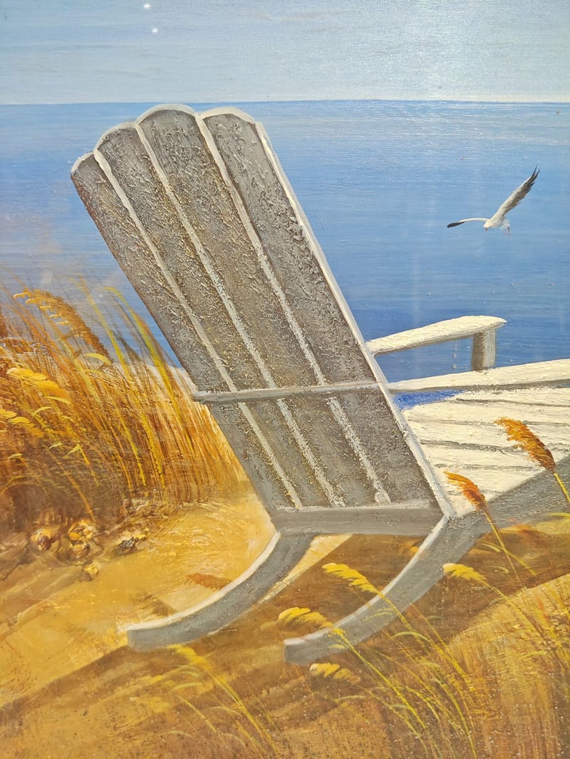 Dalang Gallery Handmade Oil Painting — American Countryside Beach