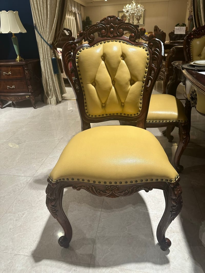 Baojule BJL683 Carved Teak Dining Chair