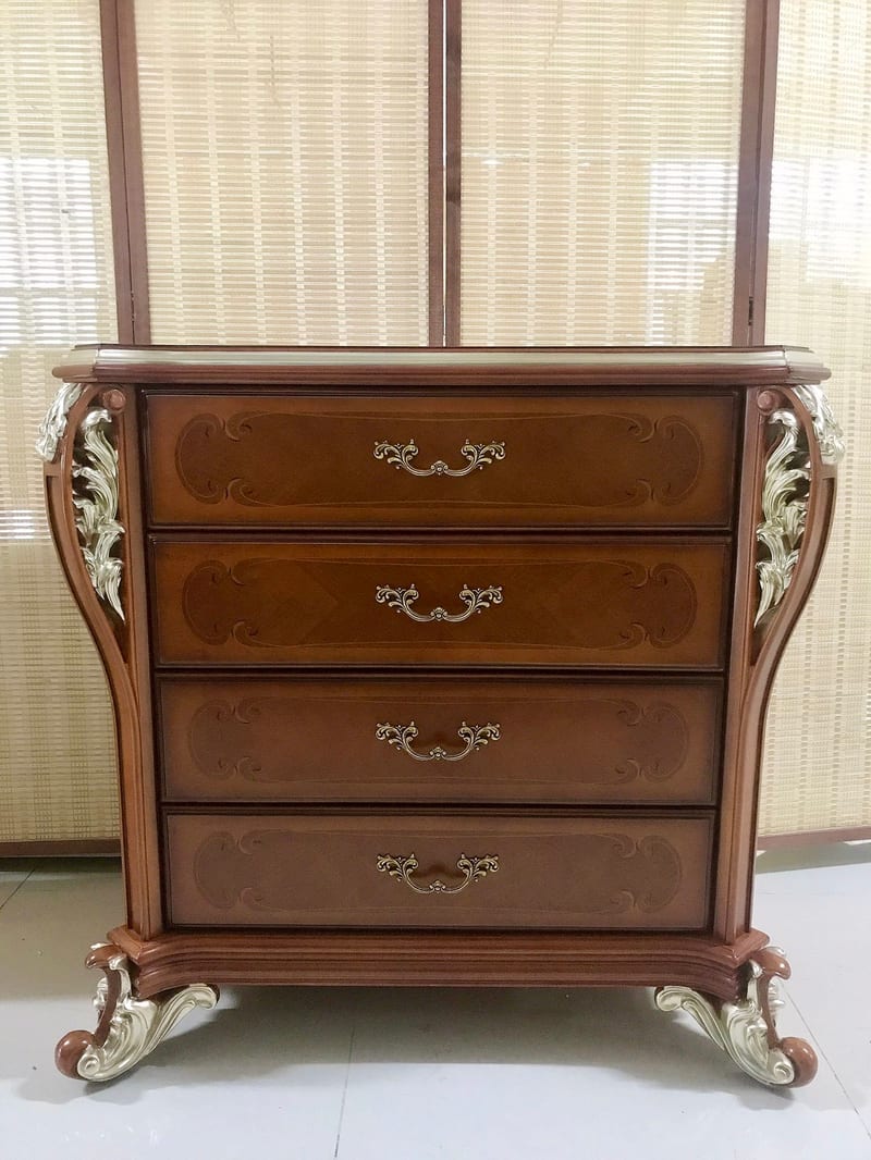 Bojue Meishu Masachi Solid Beech 4-Drawer Dresser