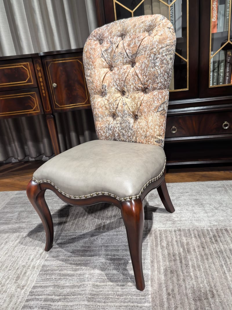 Kezhi American Solid Beech High-Back Dining Chair