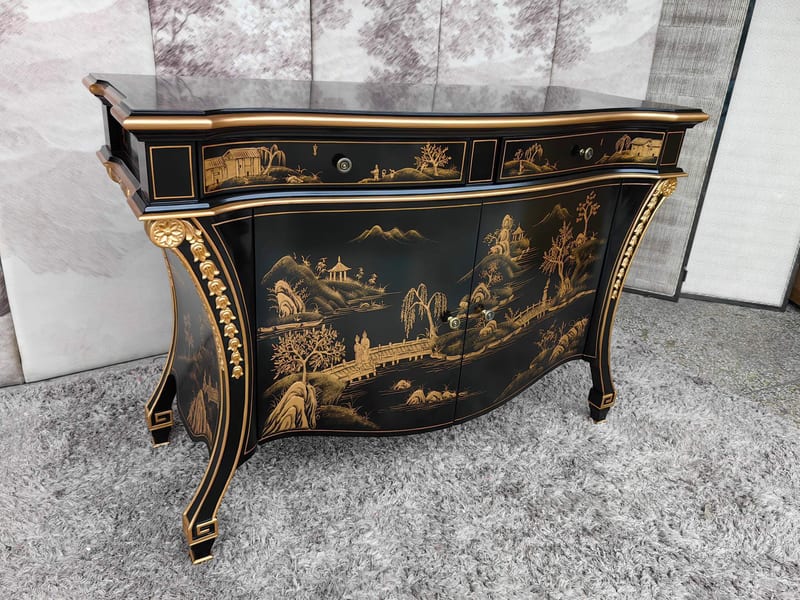 Kezhi Home English-Style Lacquer-Painted Sideboard