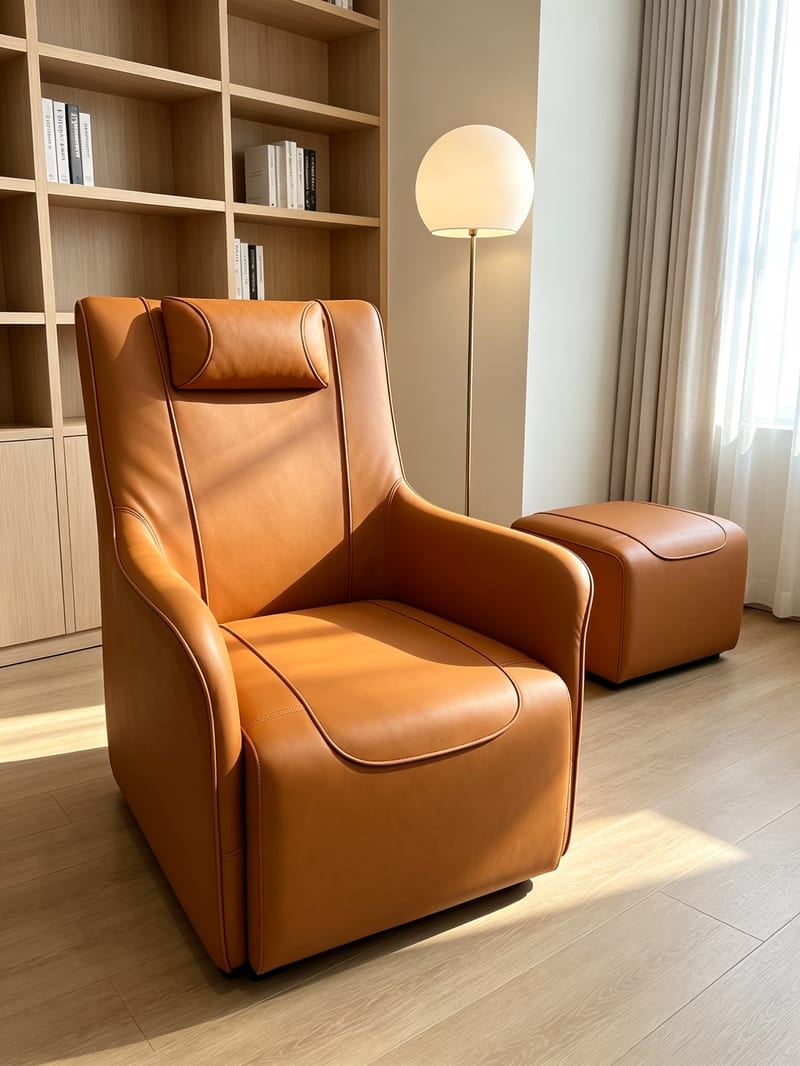 Bosen Jizhi Beini BS101A Top-Grain Leather Lounge Chair