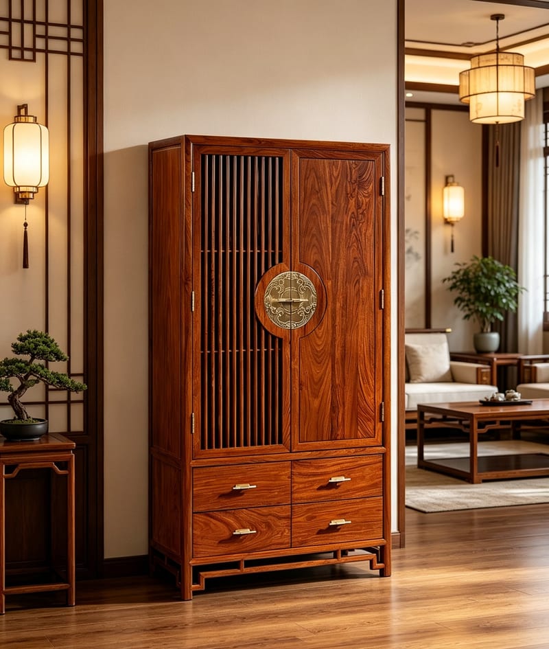 Guobiao Rosewood Wine Cabinet H1523AR
