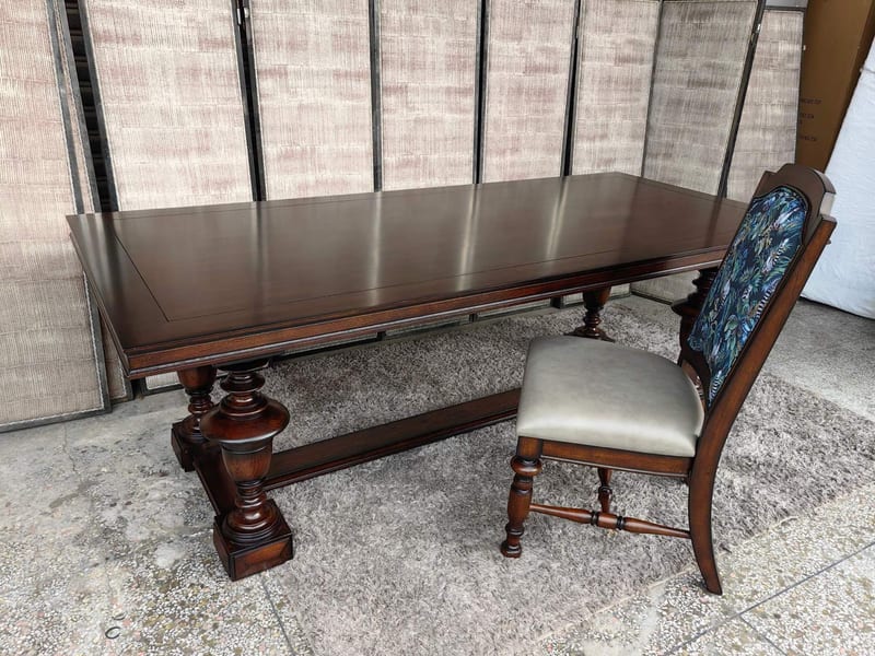 Jianmei Solid Poplar Dining Table DT-2801D