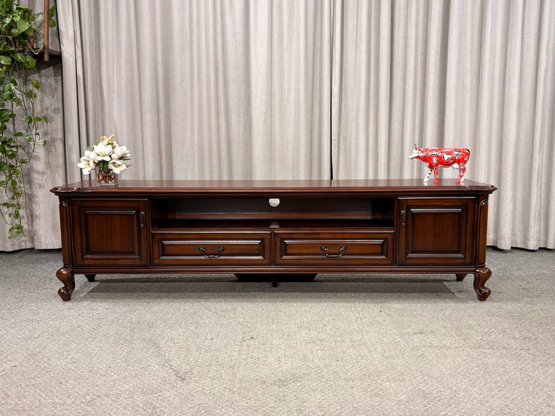 Omu Xuan F855 American Classic Mahogany TV Stand